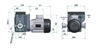 間接減速電機RW100/200-扭矩式